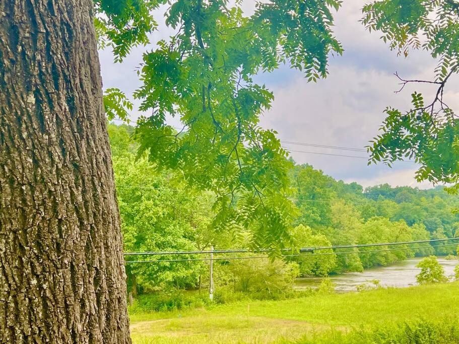 Riverside Relaxer W/Hot Tub+Fire Pit +Wifi & View Franklin Exterior foto